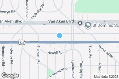 Map image of the property - 18523 Chagrin Blvd