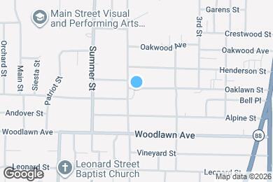 Map image of the property - 429 Oaklawn St