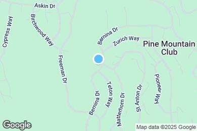 Map image of the property - 2105 Bernina Dr