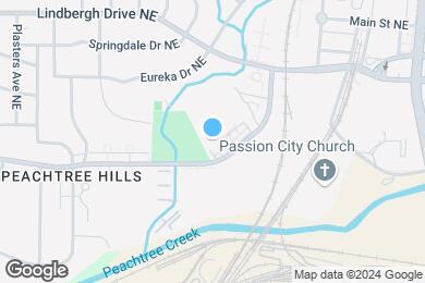 Map image of the property - MAA Peachtree Hills