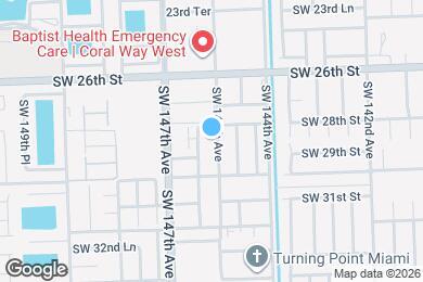 Map image of the property - 2862 SW 145th Ave