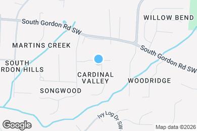Map image of the property - 1321 Laura Ln