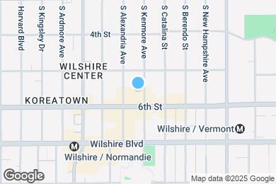 Map image of the property - 537 S Kenmore Ave