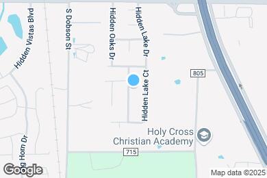 Map image of the property - 1109 Hidden Meadow Dr