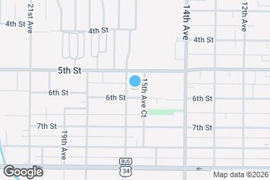 Map image of the property - 1525 6th St