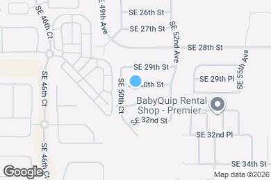Map image of the property - 5040 SE 30th St