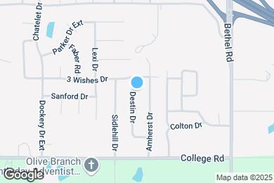 Map image of the property - 4184 Destin Dr