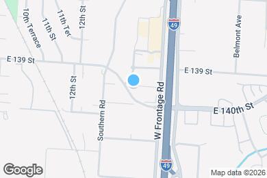 Map image of the property - 5601 E 139th Ter