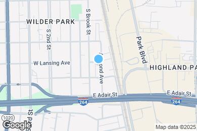 Map image of the property - 4242 Allmond Ave