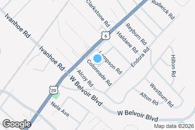 Map image of the property - 1841 Colonnade Rd