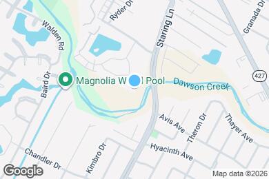 Map image of the property - 1612 Cedar Lake Dr