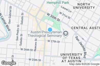 Map image of the property - 2714 Whitis Ave
