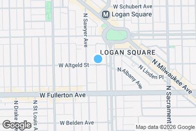 Map image of the property - 3215 W Altgeld St