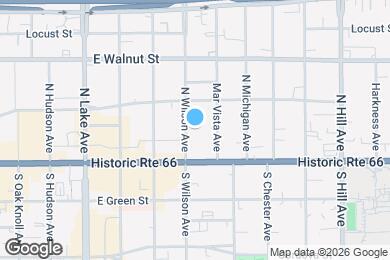 Map image of the property - 58 N Wilson Ave