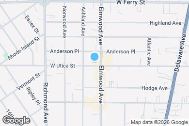 Map image of the property - 297 W Utica St
