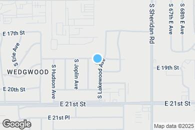 Map image of the property - 1816 S Lakewood Ave