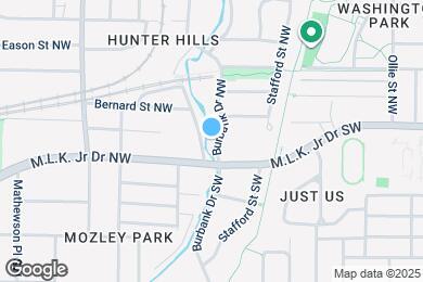 Map image of the property - 15 Burbank Dr SW