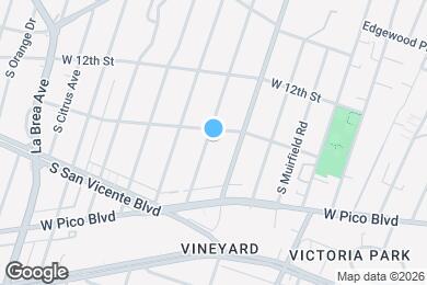Map image of the property - 1314 1/2 S Hudson Ave