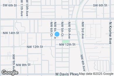 Map image of the property - 1313 NW 6th Ave