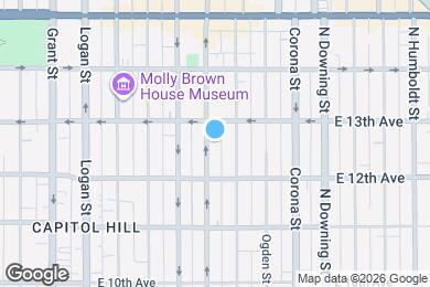 Map image of the property - 1256 N Clarkson St