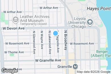 Map image of the property - 6328 N Magnolia Ave