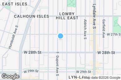 Map image of the property - 2715 Dupont Ave