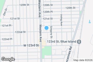 Map image of the property - 2336 W 122nd St