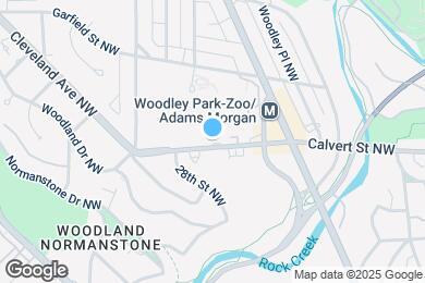 Map image of the property - 2501 Calvert St NW