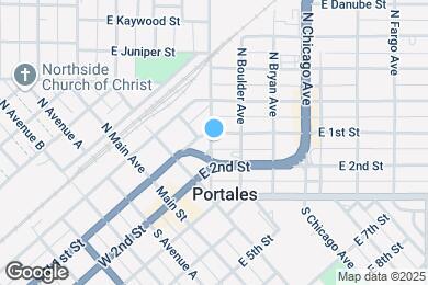 Map image of the property - 117 S Boston Ave