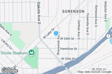 Map image of the property - 3380 Brunswick Ave S