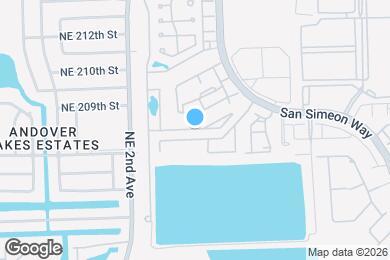 Map image of the property - 346 NE 208th Ter