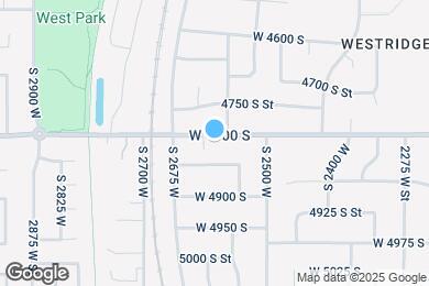 Map image of the property - 2583 W 4800 S