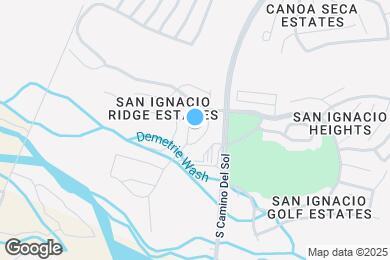 Map image of the property - 4159 S Vía De Febrero