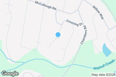 Map image of the property - 168 Crossing Dr