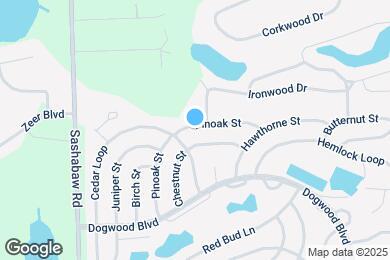 Map image of the property - 3653 Pinoak St