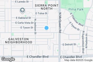 Map image of the property - 892 E Erie St