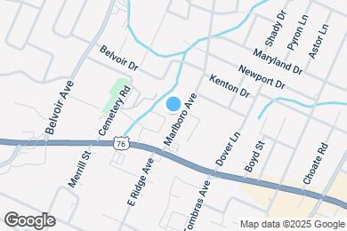 Map image of the property - 1411 Marlboro Ave