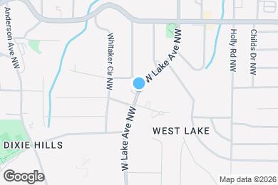 Map image of the property - 195 W Lake Ave NW