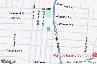 Map image of the property - 5354 Hunter Ave