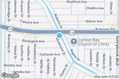 Map image of the property - 6950 Rosemont Dr