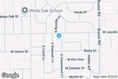 Map image of the property - 404 S Crestwood Ln
