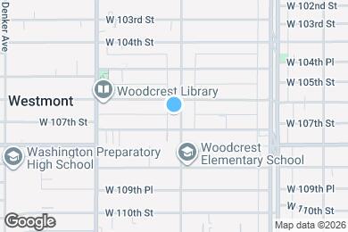 Map image of the property - 10623 S Budlong Ave