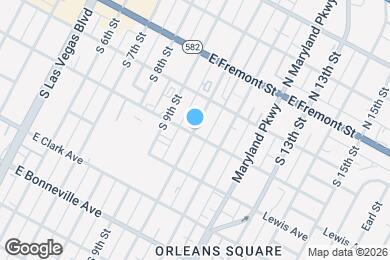 Map image of the property - 1003 E Bridger Ave