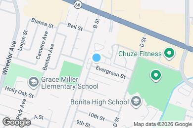 Map image of the property - 1945 Evergreen St