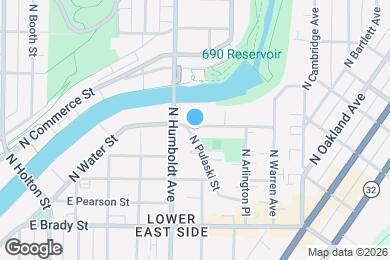 Map image of the property - 1131 E Kane Pl