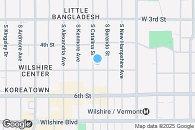 Map image of the property - 454 S Catalina St