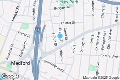 Map image of the property - 14 Everett St