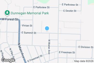Map image of the property - 419 E Summit St