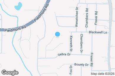 Map image of the property - 2532 Hidden Hills Dr