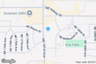 Map image of the property - 1210 NE 181st Ave